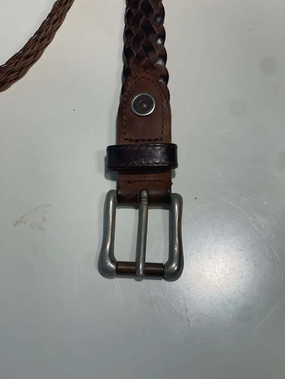 Levi's Genuine Leather Braided Belt Size 36/90